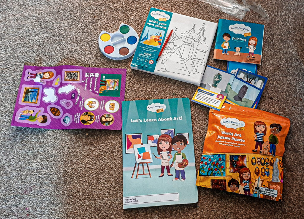 Little passports painting