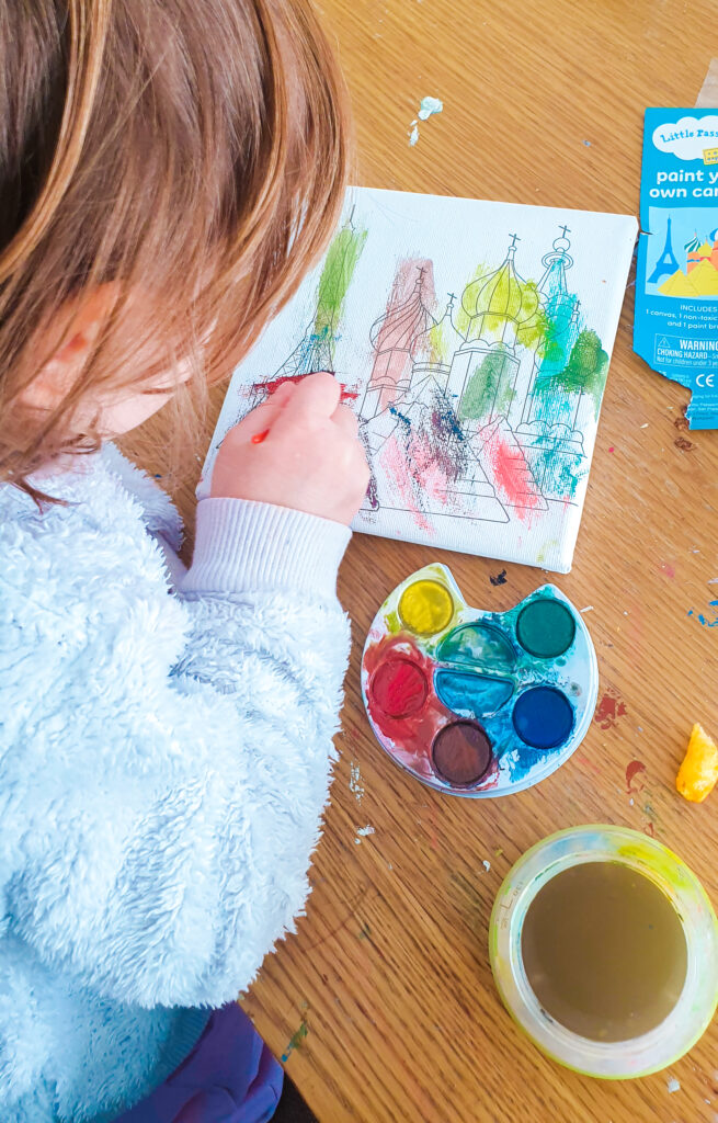 Little passports painting