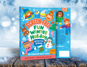 Screen free fun winter holiday adventure journal