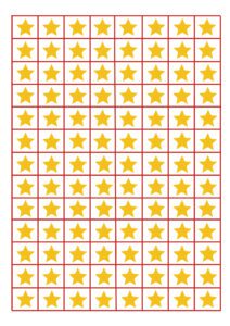 Toddler reward chart canva template