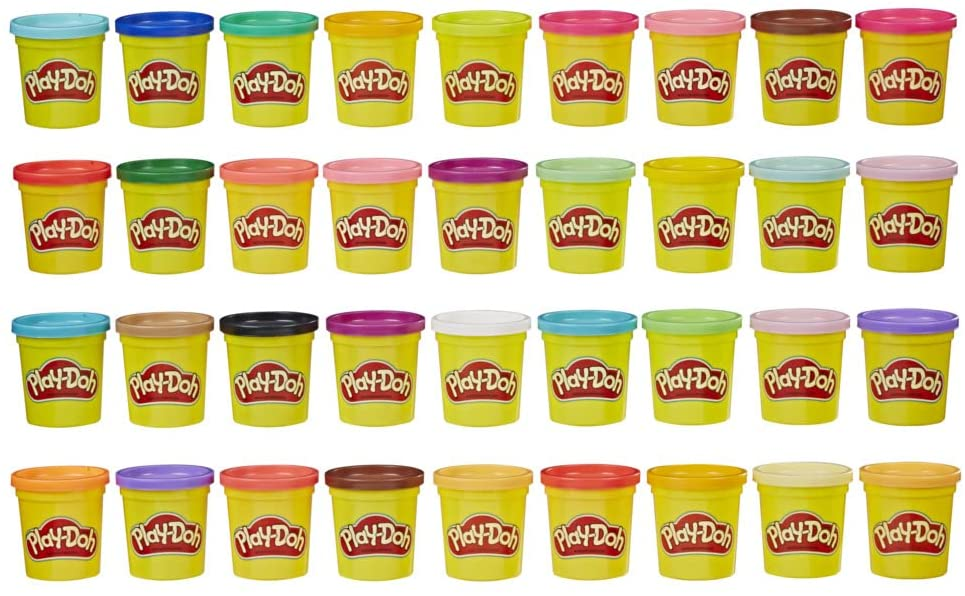 Play-Doh 36-Can Mega Pack of Non-Toxic Modelling Compound, 3-Ounce Cans - Amazon Exclusive