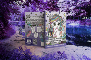 Unicorns, mermaids, princesses and rainbow fairies colouring book for toddlers+