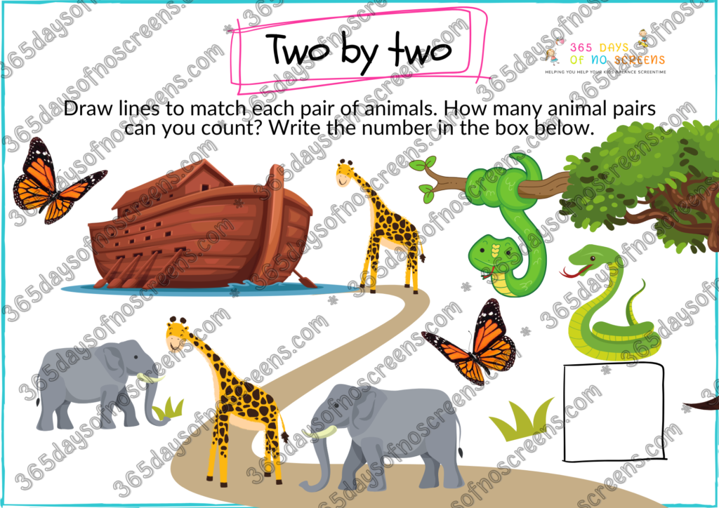 Two by two o Maths activity book