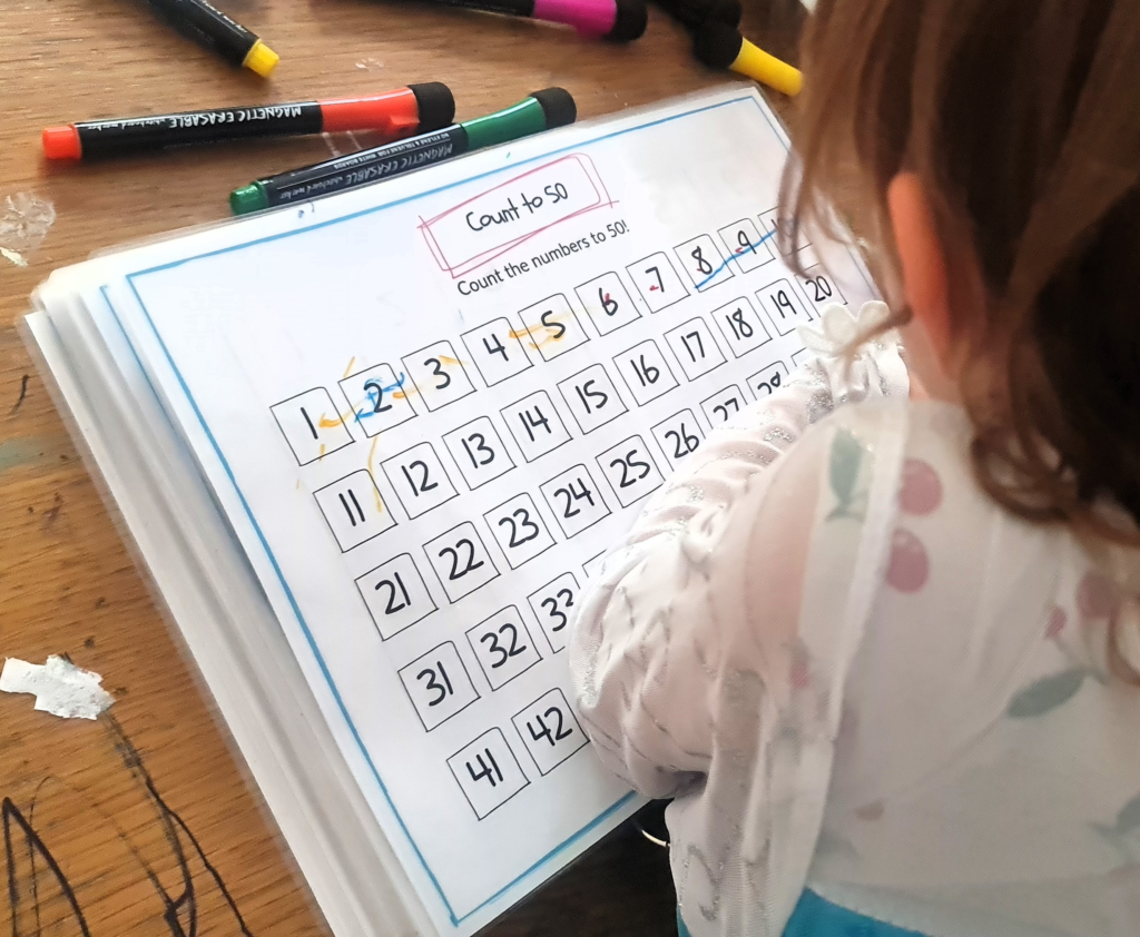 Count to 50 - Maths Activity book